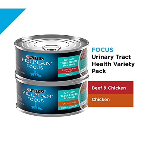 Purina Pro Plan Urinary Tract Health Wet Cat Food Variety Pack, F...