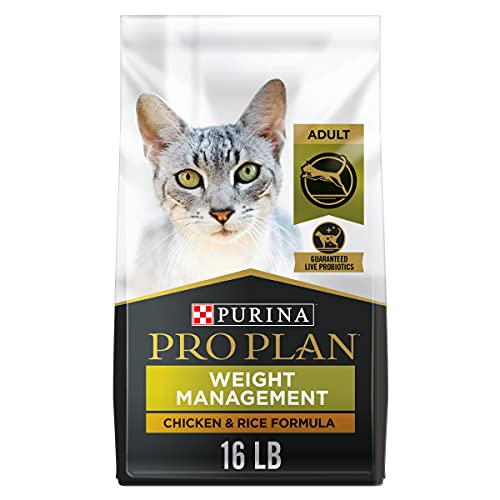 Purina Pro Plan Weight Management, High Protein Adult Dry Cat Foo...