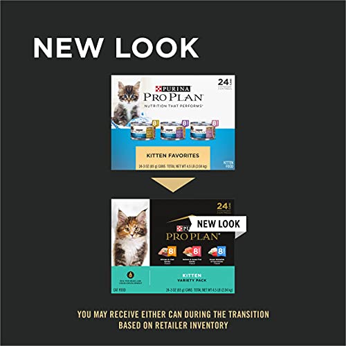 Purina Pro Plan Wet Kitten Food Variety Pack, FOCUS Kitten Favori...
