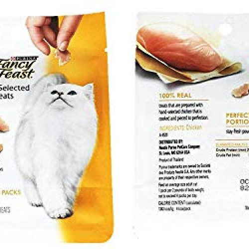 Purina Purely Fancy Feast Natural Hand-Flaked Cat Treats Variety ...