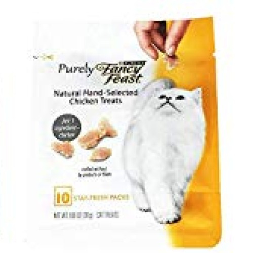 Purina Purely Fancy Feast Natural Hand-Flaked Cat Treats Variety ...