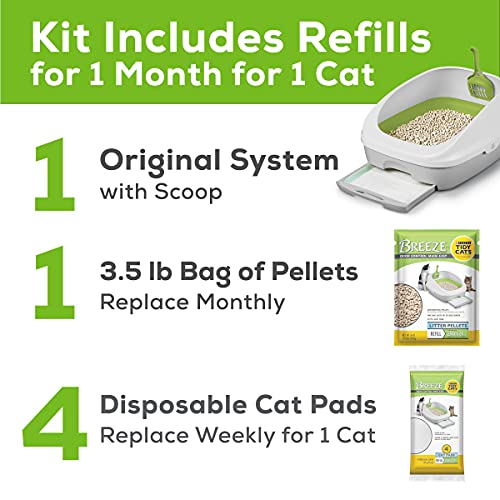 Purina Tidy Cats Breeze Cat Litter Box System Starter Kit, Breeze...