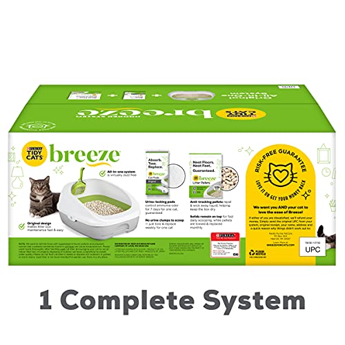 Purina Tidy Cats Breeze Cat Litter Box System Starter Kit, Breeze...