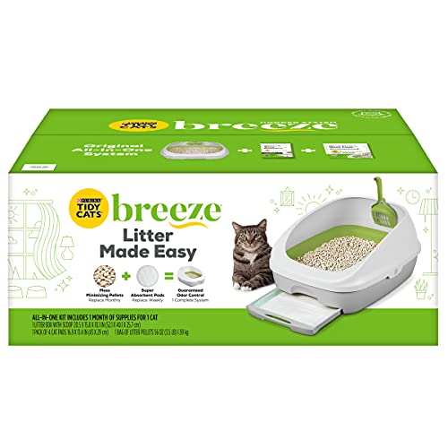 Purina Tidy Cats Breeze Cat Litter Box System Starter Kit, Breeze...