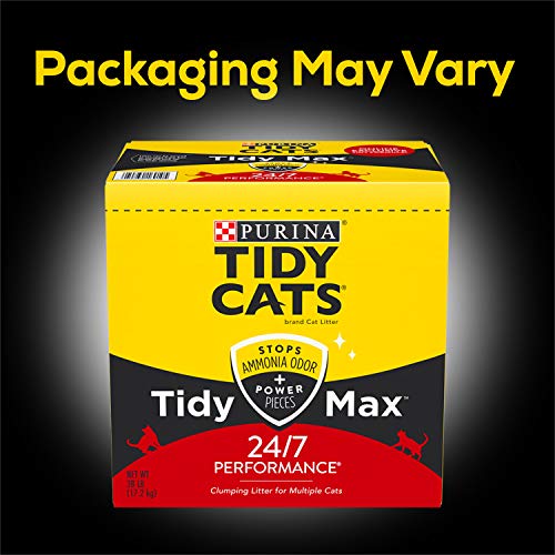 Purina Tidy Cats Clumping Cat Litter, Tidy Max 24/7 Performance M...