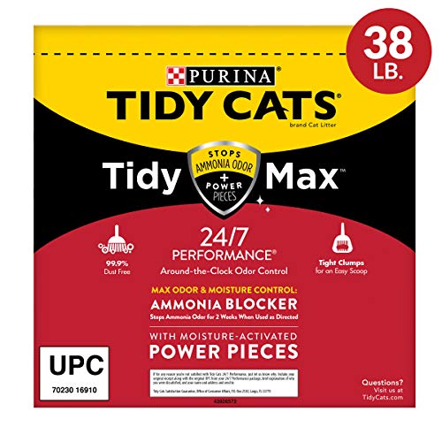 Purina Tidy Cats Clumping Cat Litter, Tidy Max 24/7 Performance M...