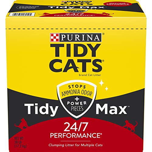 Purina Tidy Cats Clumping Cat Litter, Tidy Max 24/7 Performance M...