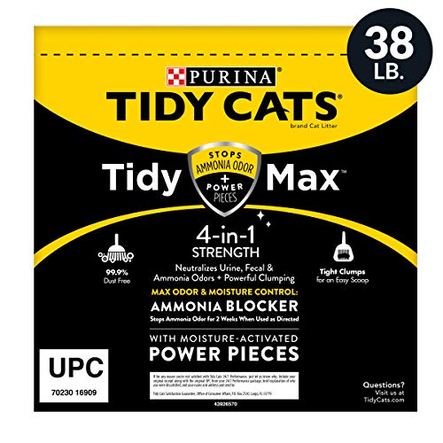Purina Tidy Cats Clumping Cat Litter, Tidy Max 4 in 1 Strength Mu...