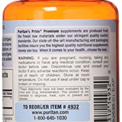 Puritans Pride Lactase Enzyme 125 Mg, 120 Count