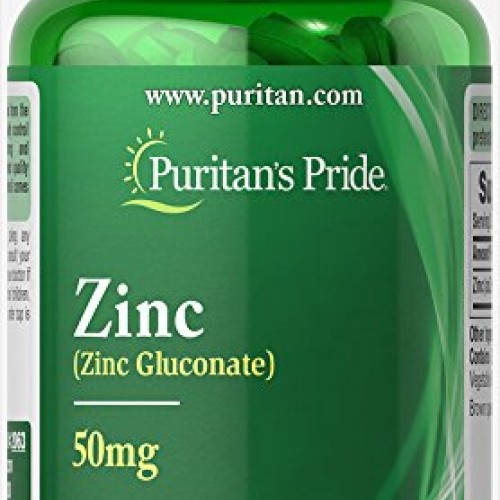 Puritans Pride Zinc 50 Mg to Support Immune Health Tablets, 250 ...