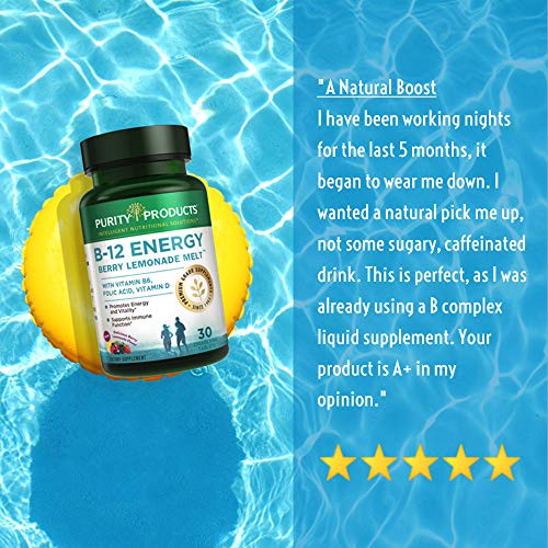 B-12 Energy BerryMelt with Super Fruits - 30 Tablets from Purity ...