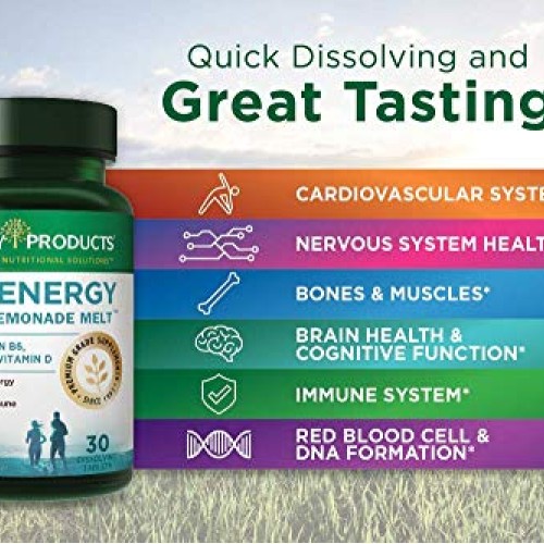 B-12 Energy BerryMelt with Super Fruits - 30 Tablets from Purity ...