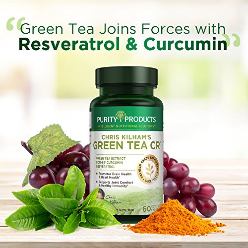 Green Tea CR Green Tea + Curcumin + Resveratrol - 60 Vegetarian...