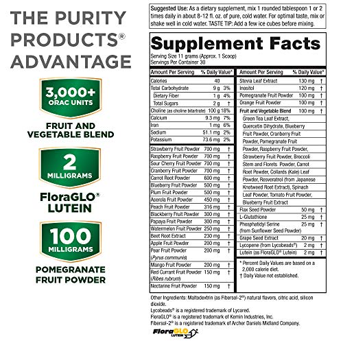 Super Reds Powder by Purity Products - Phytonutrient Superfood Dr...