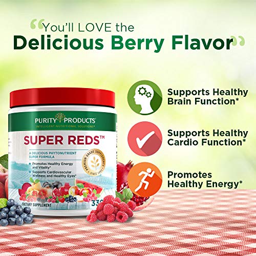 Super Reds Powder by Purity Products - Phytonutrient Superfood Dr...