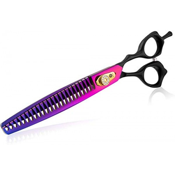 8.0 inch Pet Grooming Hair Cutting Scissor and Dog Chunker Shears...