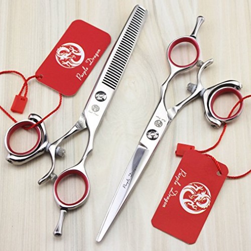 Purple Dragon Professional 5.5/6.0 inch Swivel Thumb 440C Barber ...