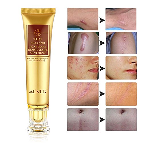 2 Pack Scar Removal Gel, Acne Mark Removal Cream Ointment, Soften...