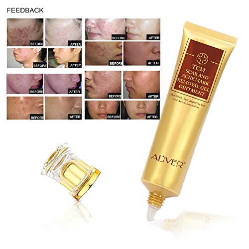 2 Pack Scar Removal Gel, Acne Mark Removal Cream Ointment, Soften...