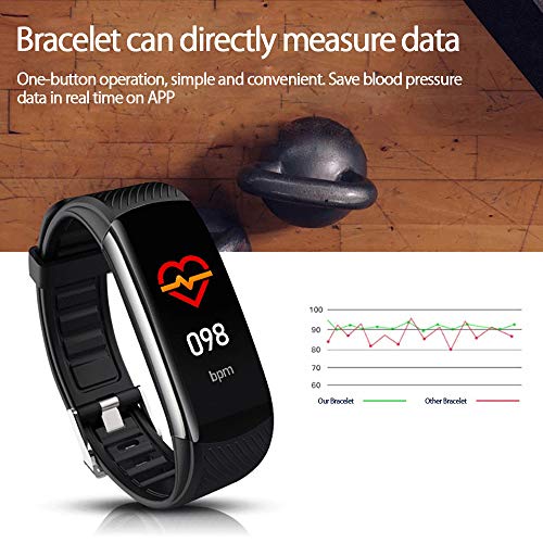 PYBBO Fitness Tracker with Body Temperature Blood Pressure Oxygen...