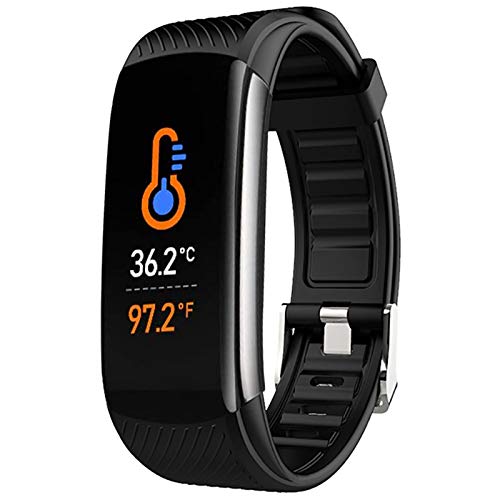 PYBBO Fitness Tracker with Body Temperature Blood Pressure Oxygen...