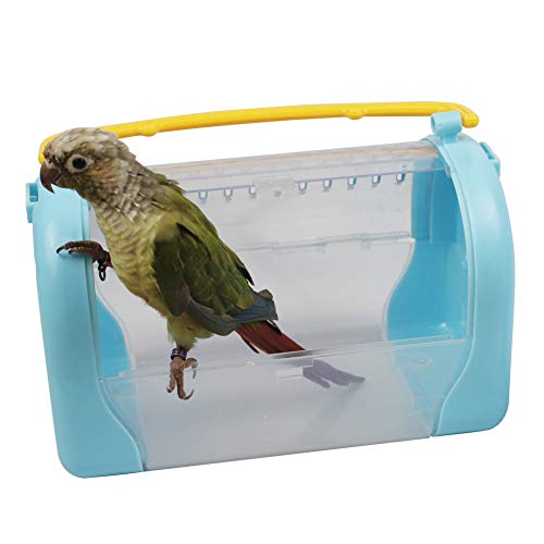 Bird Travel Carrier，Clear View Carrying Cage，Small Animal Porta...