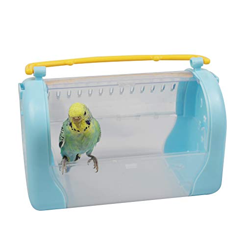 Bird Travel Carrier，Clear View Carrying Cage，Small Animal Porta...