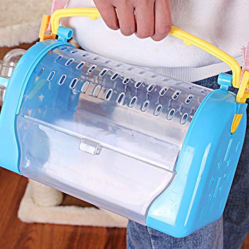 Bird Travel Carrier，Clear View Carrying Cage，Small Animal Porta...