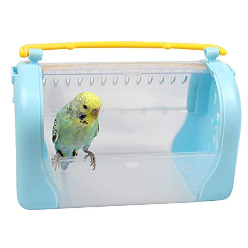 Bird Travel Carrier，Clear View Carrying Cage，Small Animal Porta...