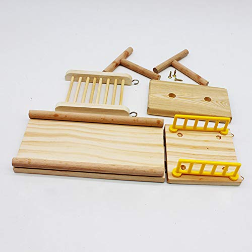 QBLEEV Bird Toys, Slide Training Ladder Trick Parrots Toys, Intel...