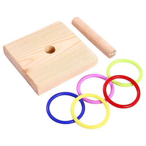 QBLEEV Bird Training Ring Toy, Parrot Trick Tabletop Toys, Bird E...