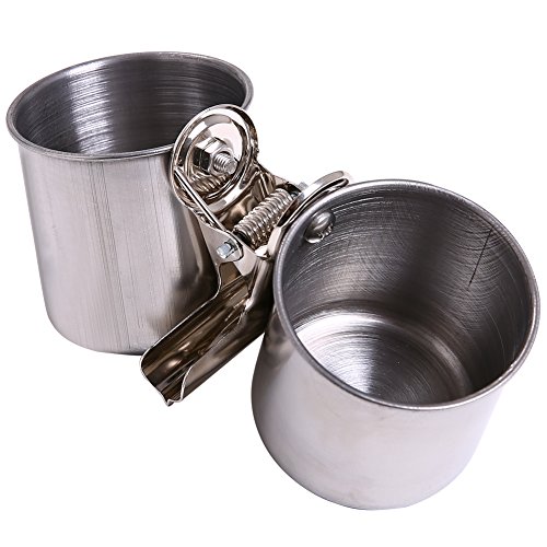 QBLEEV Bird Water Feeder Dishes Bird Bowl for Cage Coop Cups Parr...