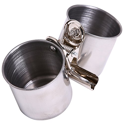 QBLEEV Bird Water Feeder Dishes Bird Bowl for Cage Coop Cups Parr...