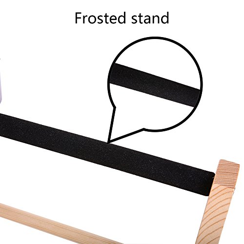 QBLEEV Parrot Play Wood Stand Bird Grinding Perch Table Platform ...