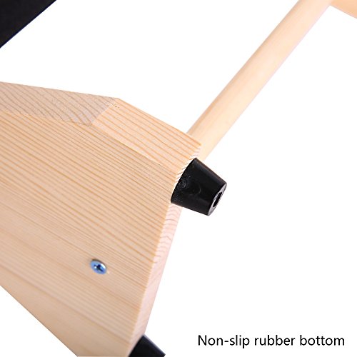 QBLEEV Parrot Play Wood Stand Bird Grinding Perch Table Platform ...