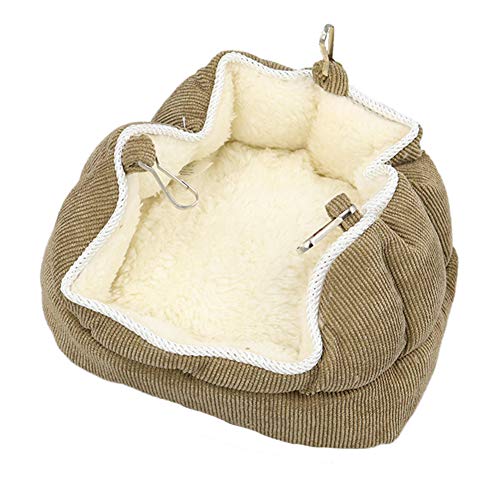 Super Soft Pet Hammock Hanging Bird Nest Cage Bed,Winter Warm Plu...