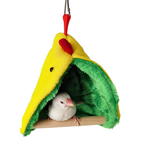 Winter Warm Bird Hammock Tent Parrots Hanging Nest Shed Hut，Smal...