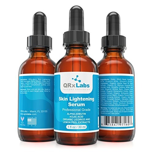 Skin Lightening Serum - Natural & Safe Skin Brightening Serum wit...