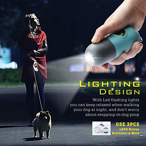 Dog Poop Bag Dispenser Built-in Flashlight,Dog Poop Bag Holder, P...