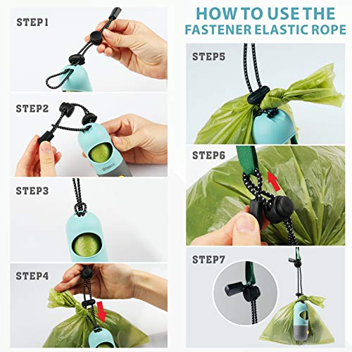 Dog Poop Bag Dispenser Built-in Flashlight,Dog Poop Bag Holder, P...