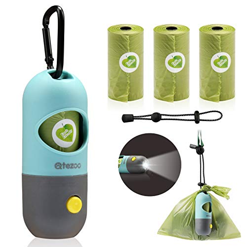 Dog Poop Bag Dispenser Built-in Flashlight,Dog Poop Bag Holder, P...