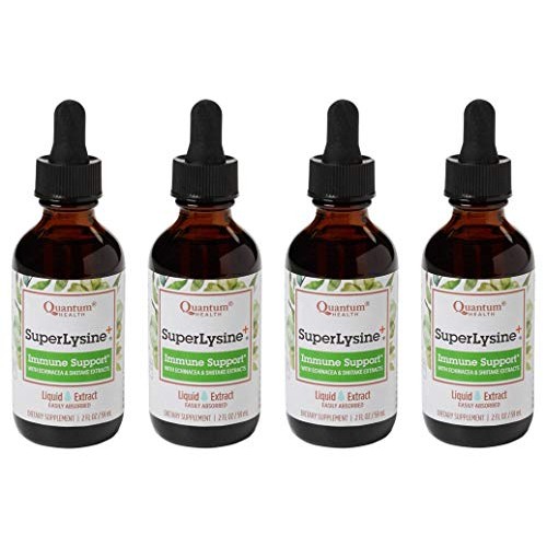 Quantum Super Lysine Plus Liquid Extract - 2 fl oz Pack of 4