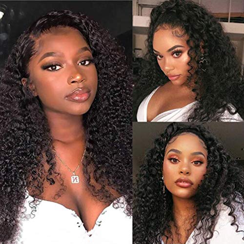 Queen Love Curly Lace Closure Wigs Human Hair Brazilian 4X4 Lace ...