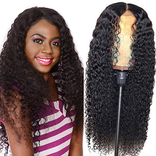 Queen Love Curly Lace Closure Wigs Human Hair Brazilian 4X4 Lace ...