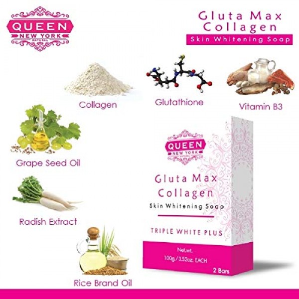 QUEEN NATURAL NEW YORK | Gluta Max & Collagen Natural Skin Renewa...