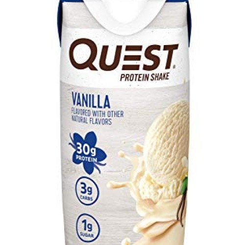 Quest Nutrition Vanilla Protein Shake, High Protein, Low Carb, Gl...
