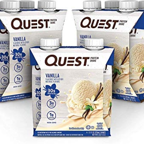 Quest Nutrition Vanilla Protein Shake, High Protein, Low Carb, Gl...