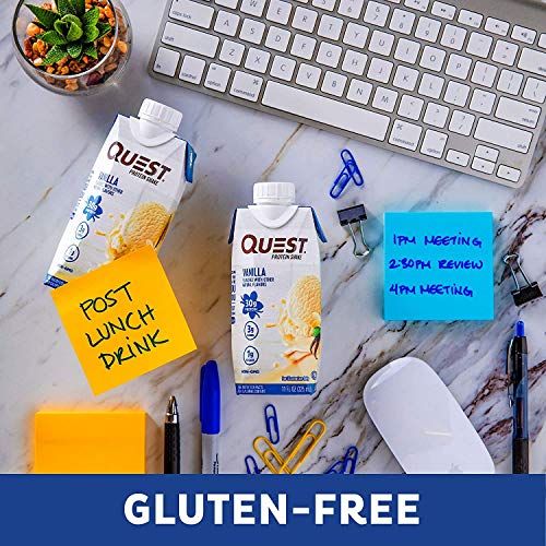 Quest Nutrition Vanilla Protein Shake, High Protein, Low Carb, Gl...