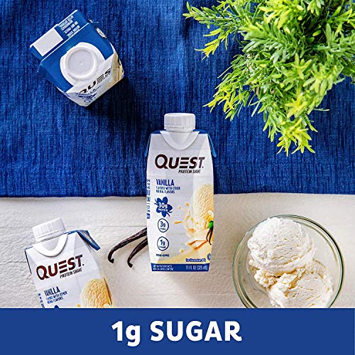 Quest Nutrition Vanilla Protein Shake, High Protein, Low Carb, Gl...