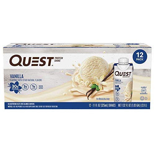 Quest Nutrition Vanilla Protein Shake, High Protein, Low Carb, Gl...